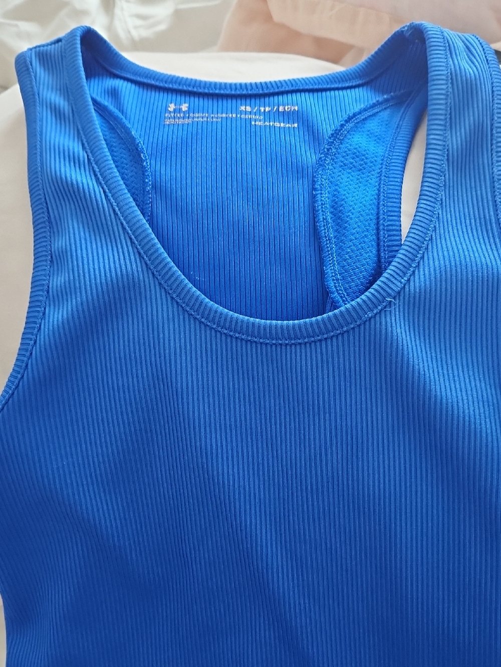 Under Armour Royal Blue Ribbed Racerback Tank